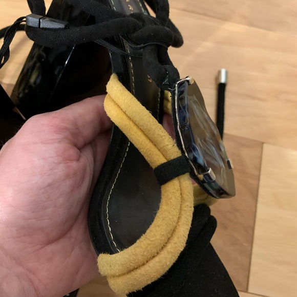 Zara leather and stone accent heels. NWT 6.5 - Picture 11 of 12